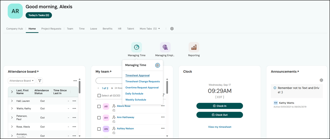 LookandFeel Dashboard