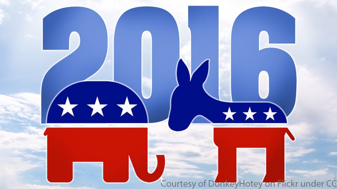 2016 election banner