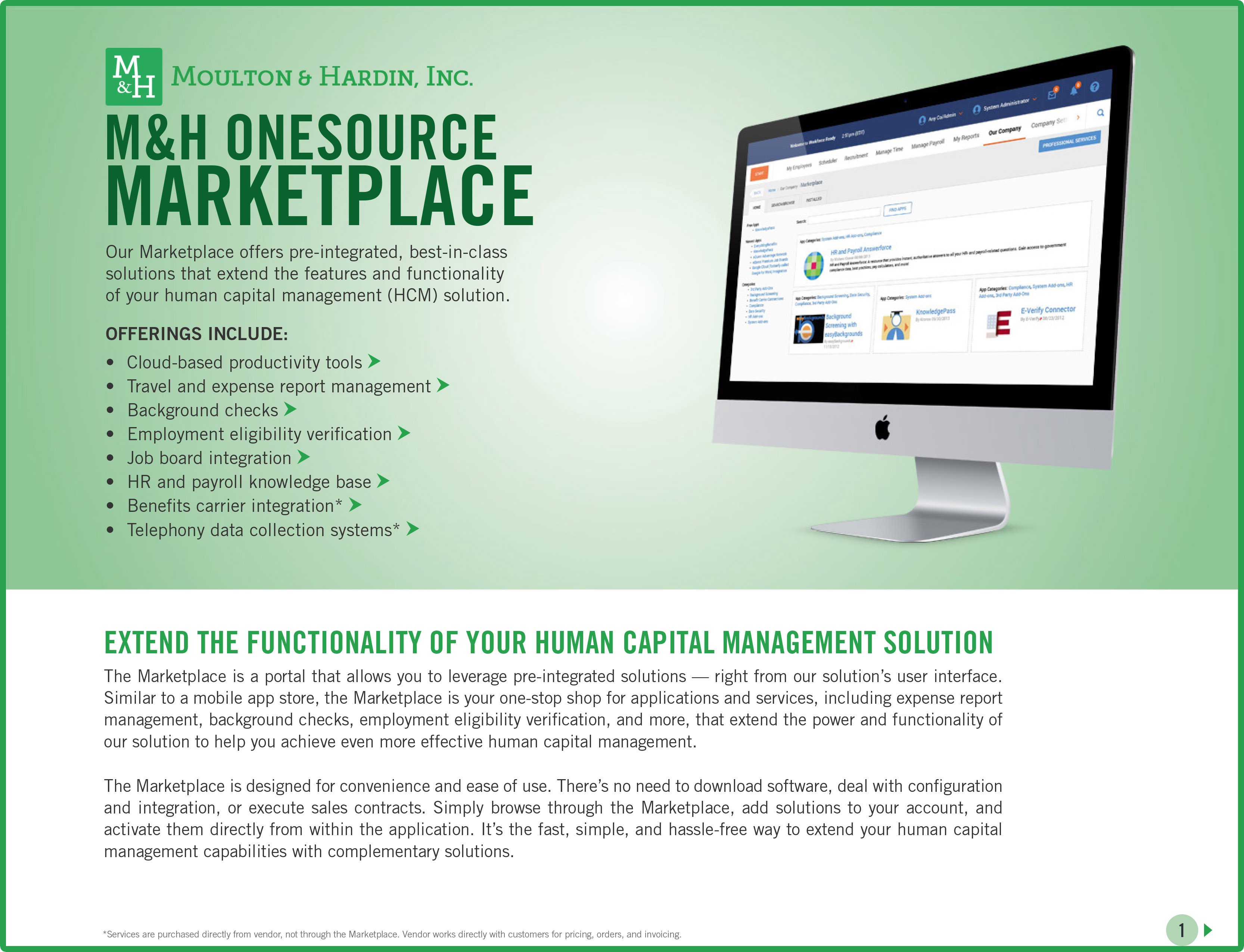 M&H OneSource Marketplace eBook